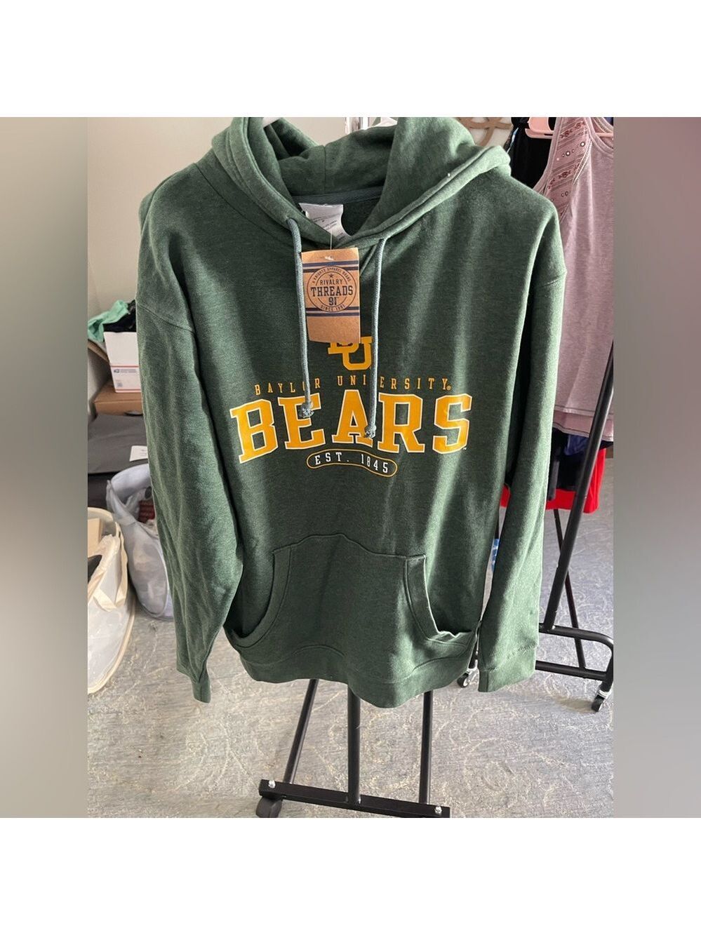 The Bears Rivalry Threads Forest Hoodie with Gold Details New